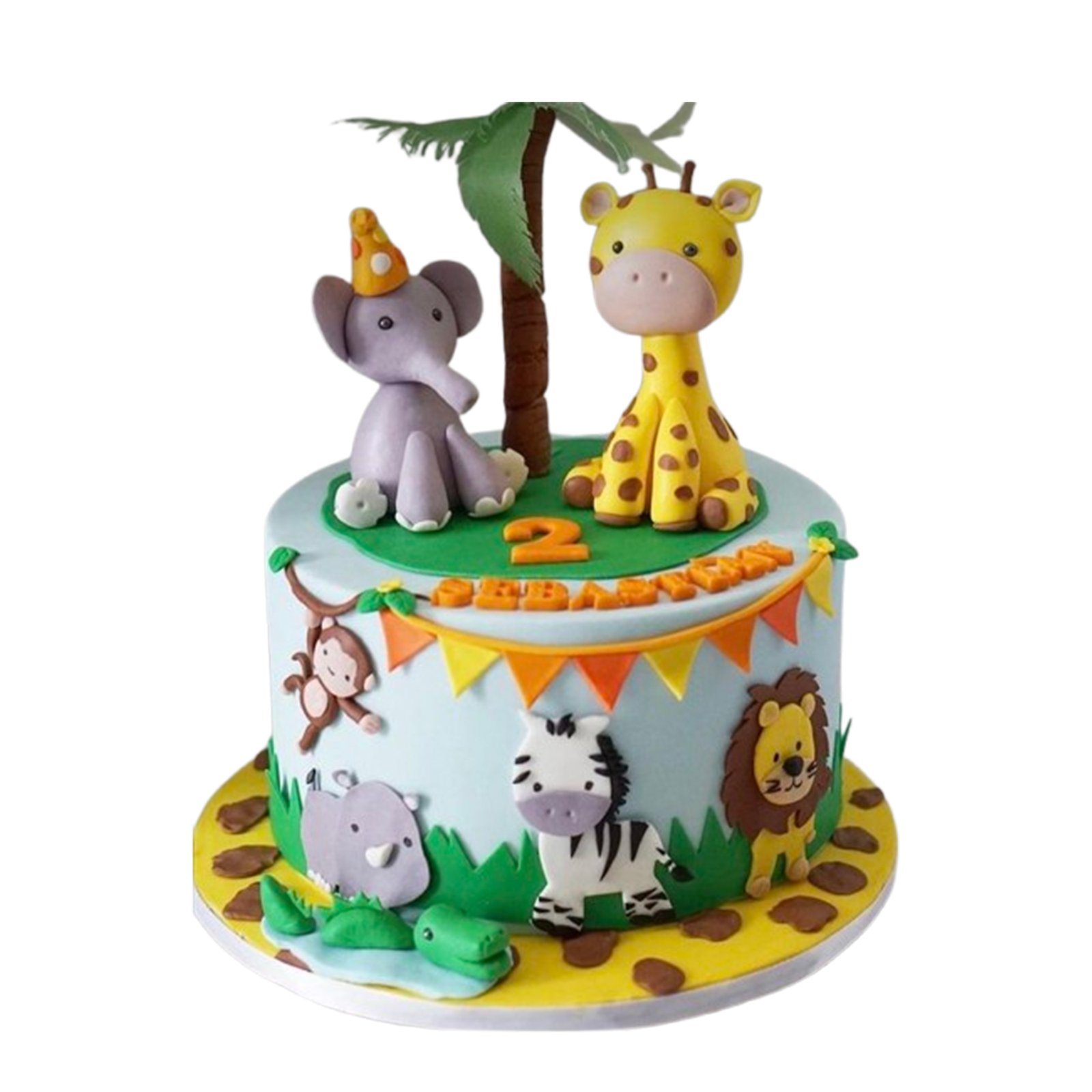Animal Theme Cake V6