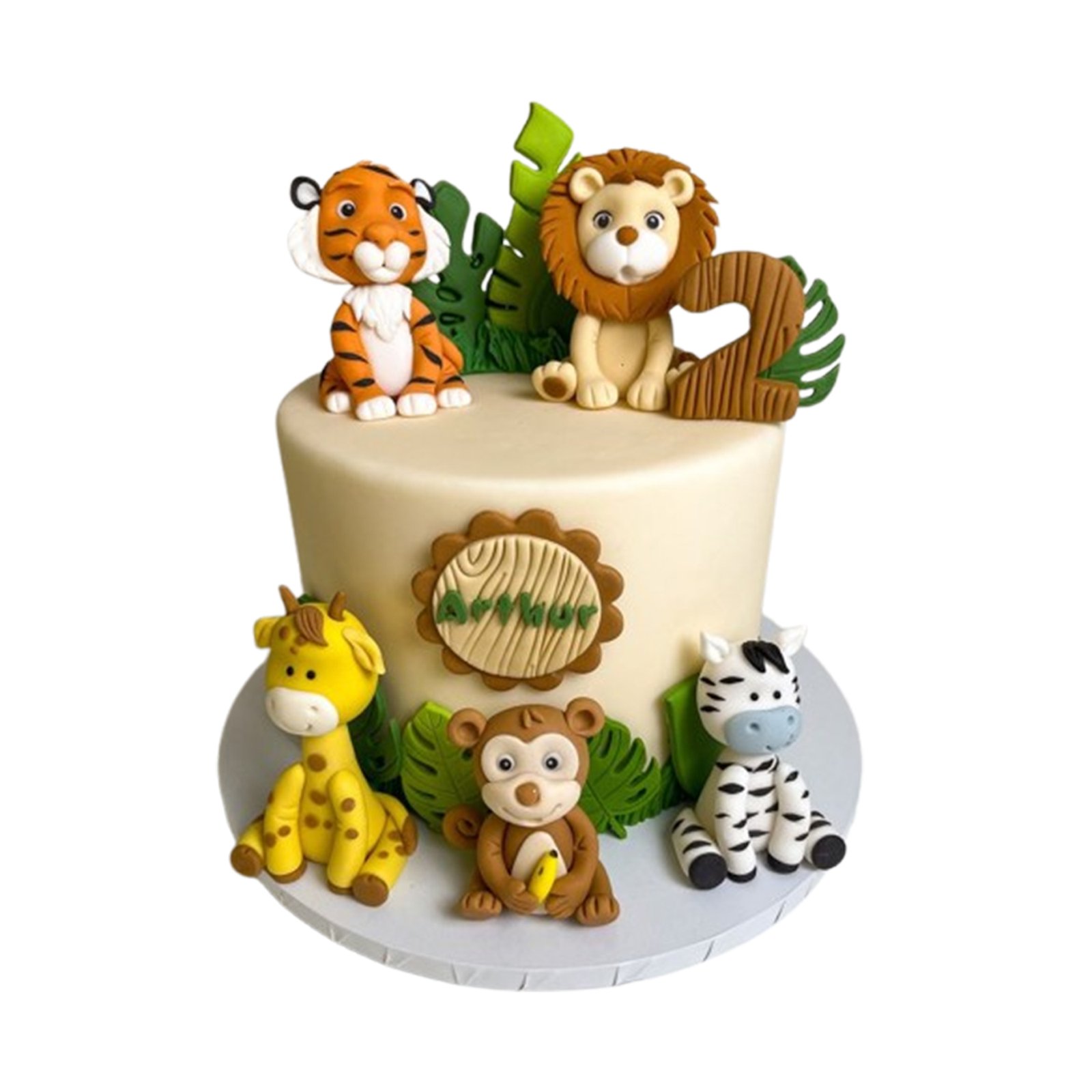 Animal Theme Cake V8